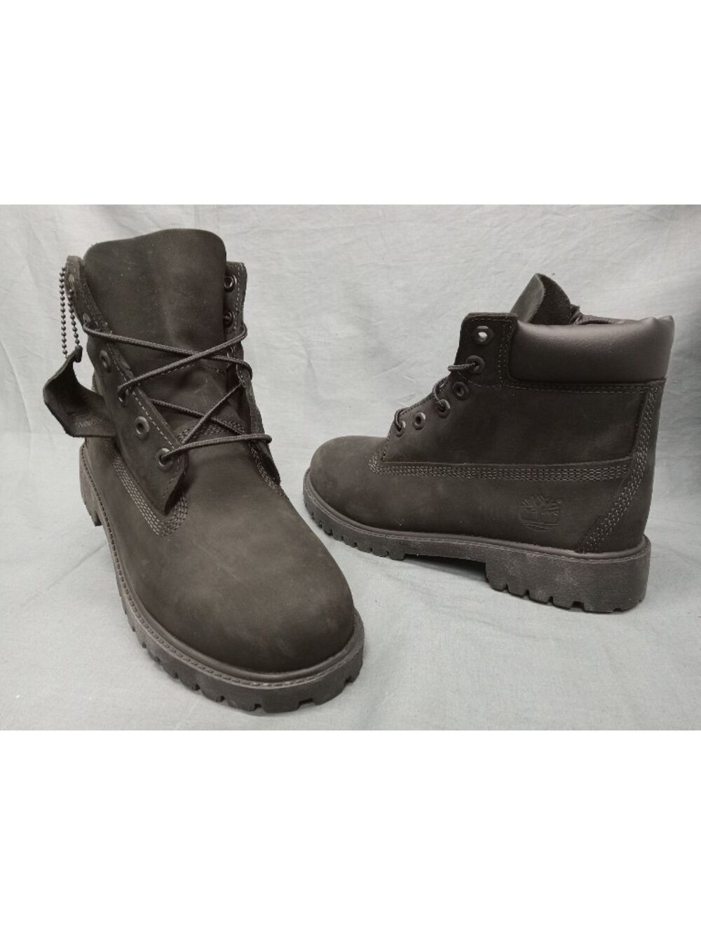 Timberland Premium 6 inch (GS) Waterproof Boots Black Boys Size 7 NEW NO BOX!